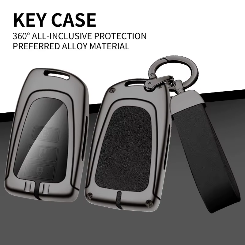 Housse de clé de voiture, étui pour télécommande, porte-clés, accessoires automobiles pour Toyota Ay