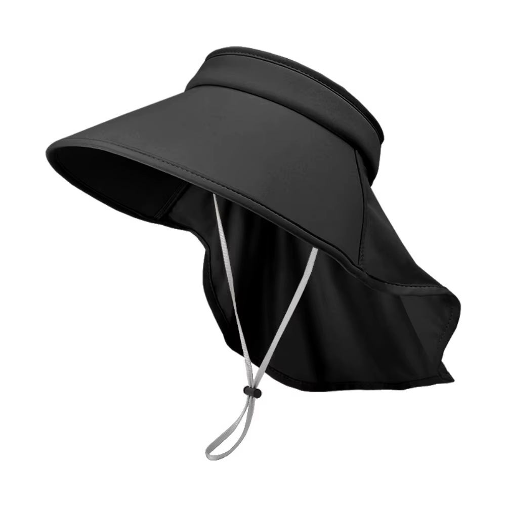 Casquette queue de cheval à large bord pour hommes, visière d'été, casquette d'alpinisme élastique r