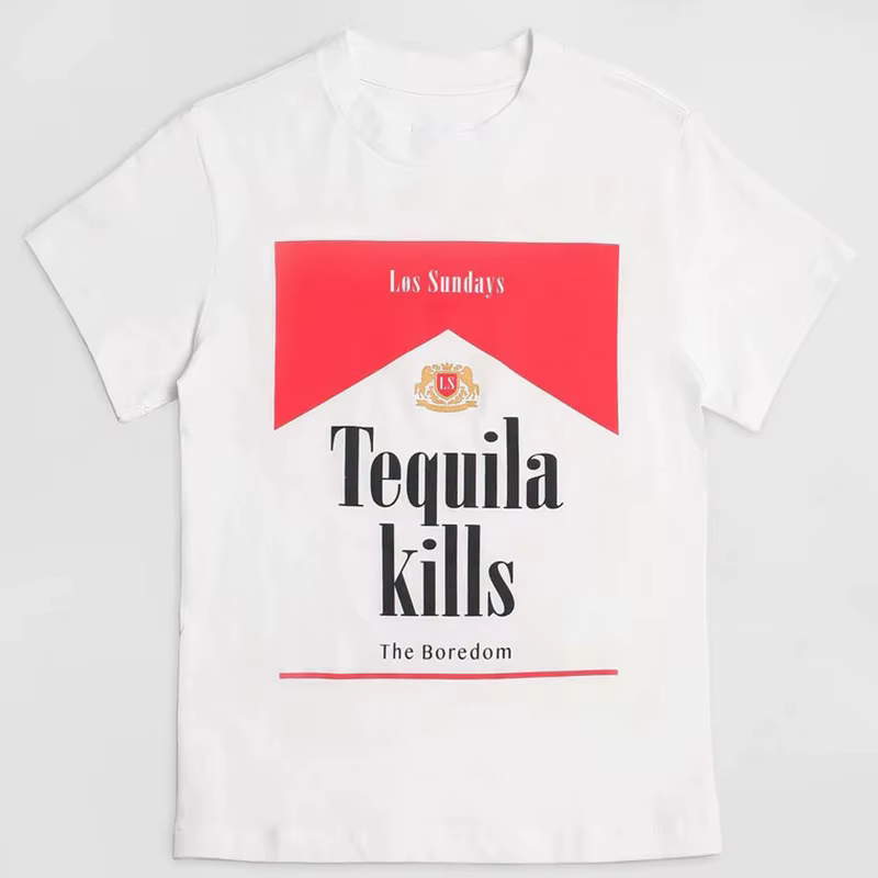 Économie graphiques Tequila pour femmes, t-shirts drôles mignons, chemises à boire rétro, mode vinta