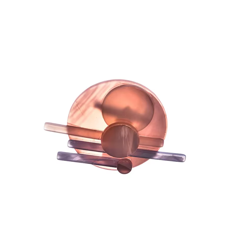 Broche à la mode pour femmes, haut de gamme, géométrique, ronde, multicouche, couture, vêtements en 