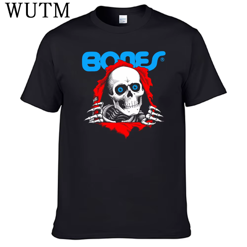 Peralta Bones Brigade T-shirt 100% coton pour hommes, chemise Powell