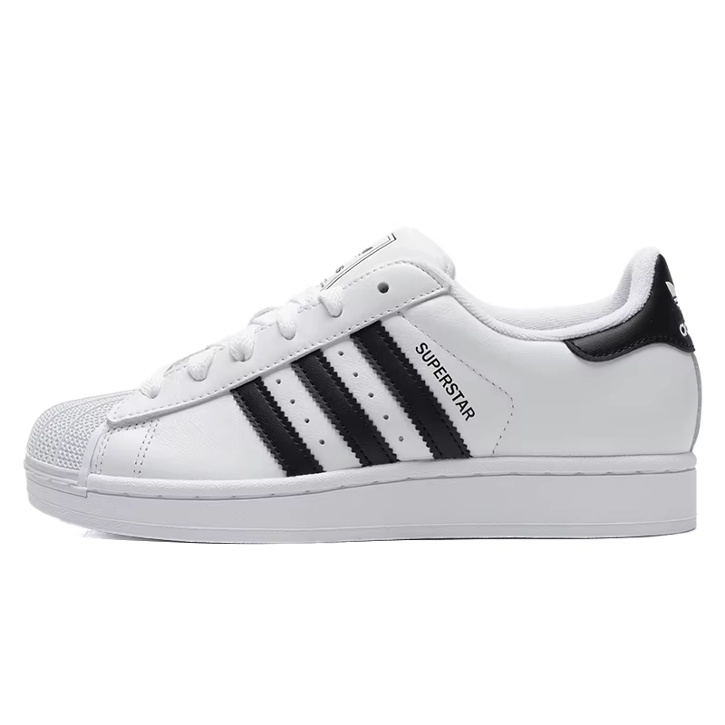 Adidas Chaussures pour hommes et femmes Trefoil Superstar Ii Sneakers Shell-Toe Retro Casual Sneaker