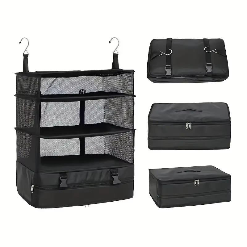 Sac de rangement multifonctionnel pour vêtements, camping-car, boîte de rangement de voyage pliable 