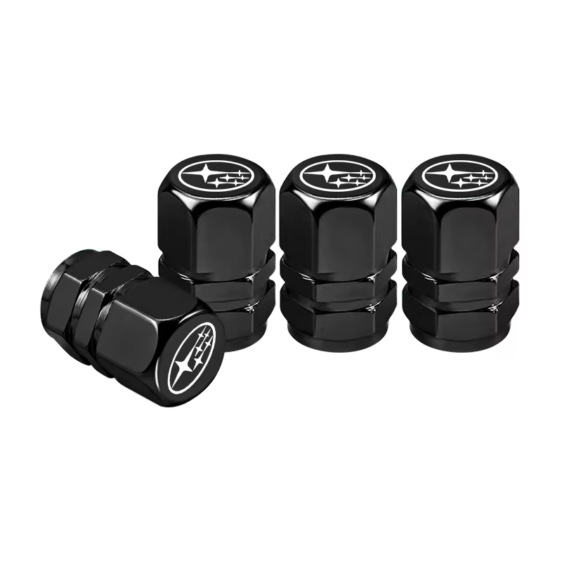 Capuchons de valve de pneu de voiture Subaru, couvre-poussière pour tiges de pneu, compatibles avec 