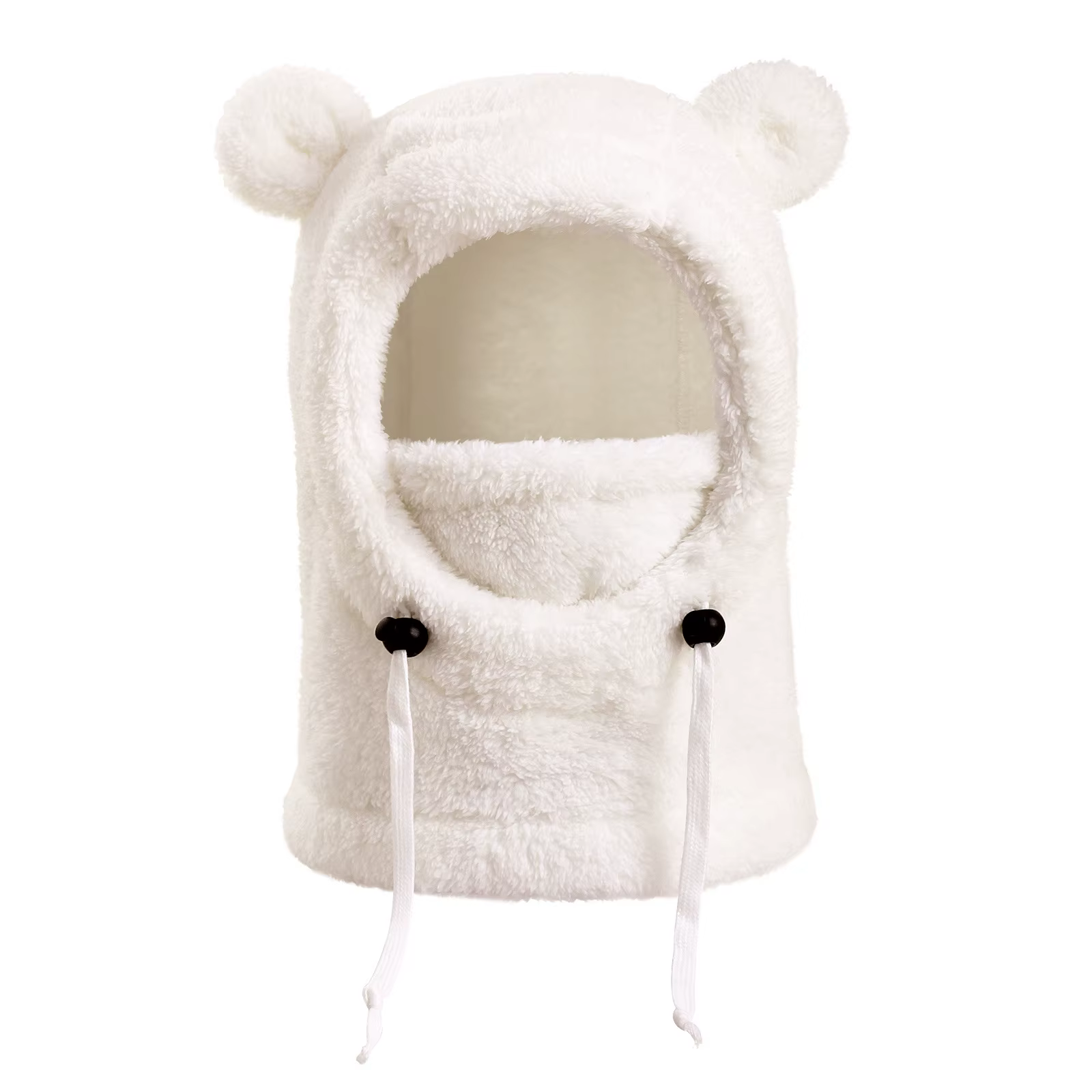 Cagoule oreilles d'ours pour hommes et femmes, écharpe et masque de cou en Fiber de Polyester, chape