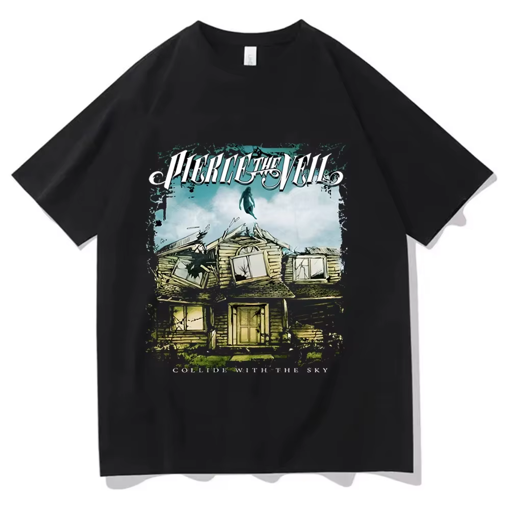 Pierce The Veil Band – T-Shirt Vintage d'été pour hommes et femmes, en coton, Y2k, mode populaire, n