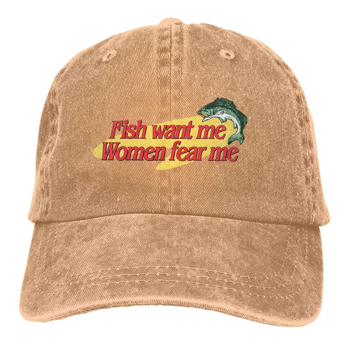 Fish Want Me – casquette de Baseball classique pour femmes, chapeau à visière, poisson, pêche, pêche