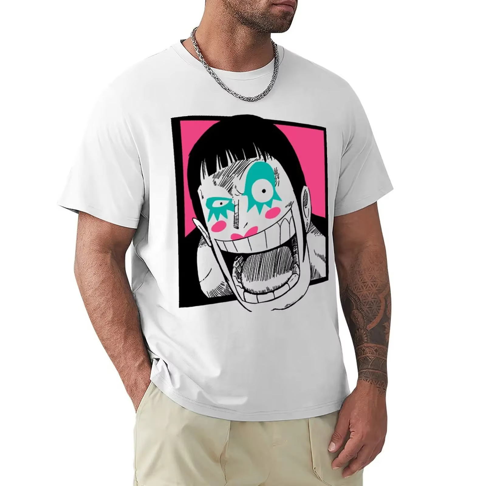 T-shirt graphique vintage en coton pour hommes, vêtements d'été, personnalisé, Bentham, Bon Clay, Ze