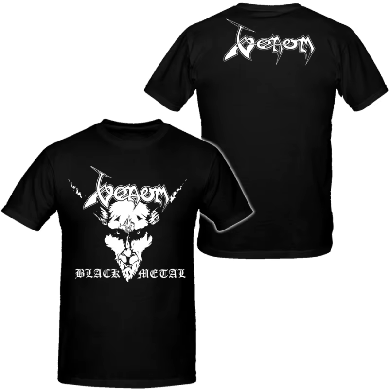 T-shirt unisexe en coton style Venom 2026 pour homme, hip-hop, heavy metal, manches courtes, mode ré