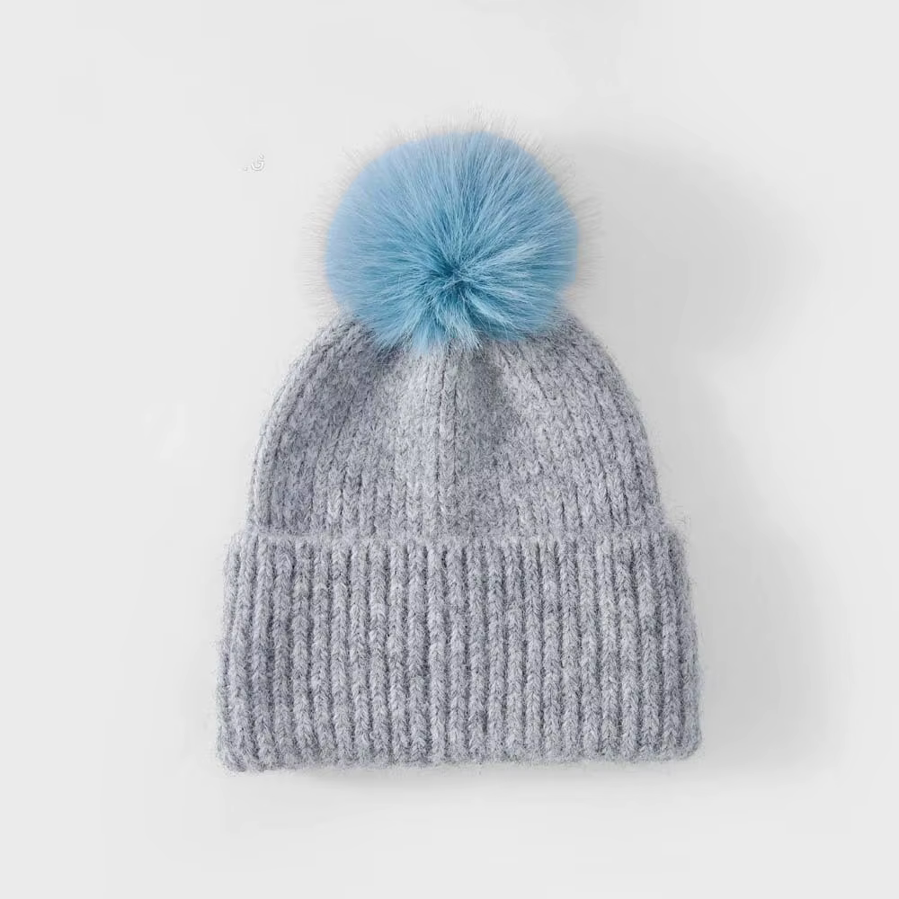 Chapeau à oreilles rabattables, bonnet d'hiver élastique, bonnet tendance en laine douce, bonnet san