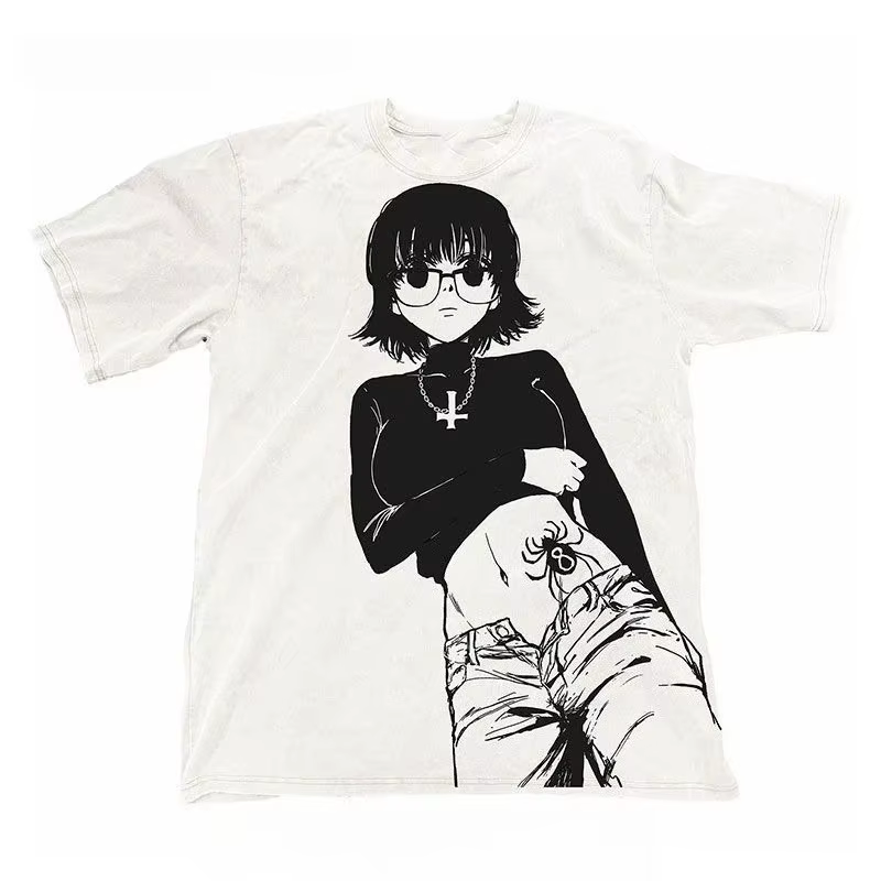 T-shirt Hunter X Hunter, vêtements pour toute l'année, vêtements de personnalité, grande taille, uni