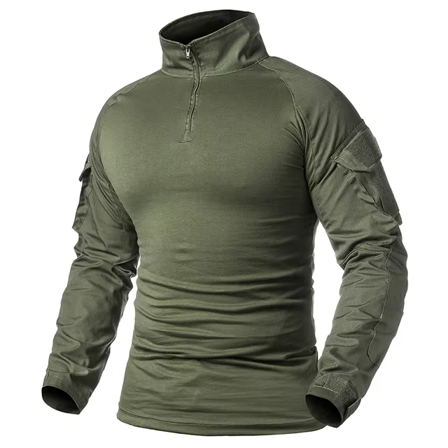 Hommes armée américaine tactique Multicam militaire Combat noir T-Shirt à manches longues CP Camoufl