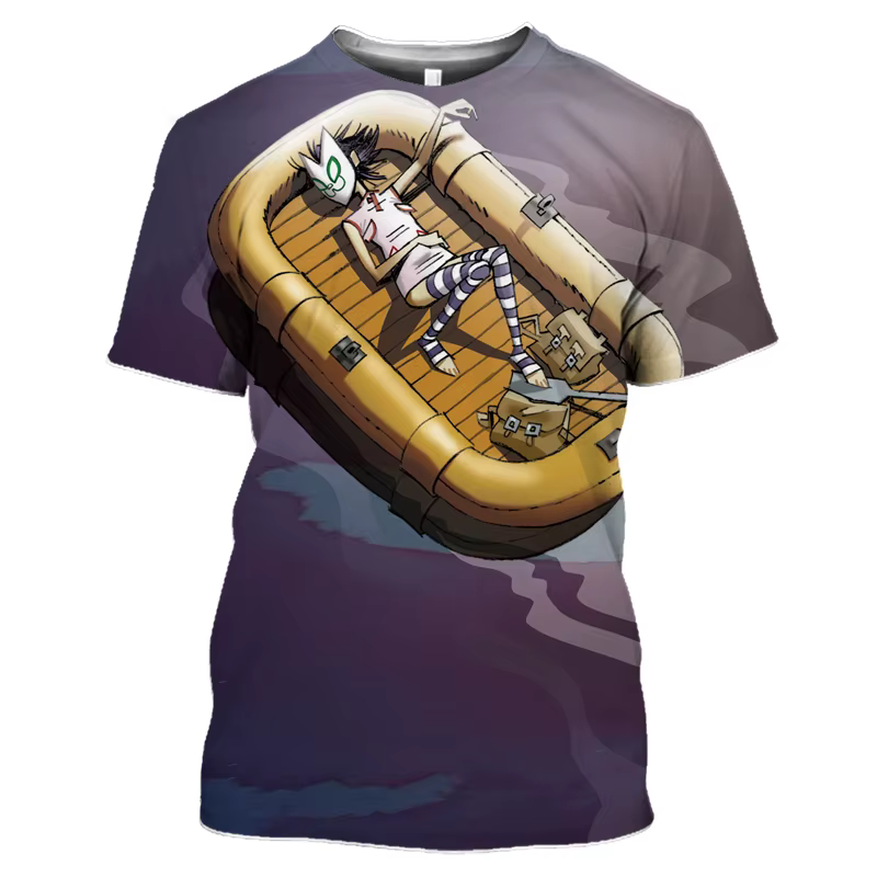 Groupe de Rock Gorillaz t-shirt enfant mode surdimensionné t-shirt enfants Hip Hop hauts unisexe t-s