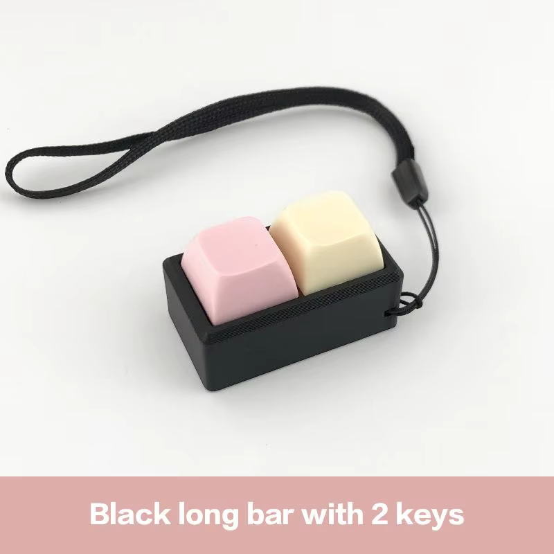 Jouet anti-stress à clavier, 2, 3 ou 4 touches, design pour doigts, décompression pour le travail, l