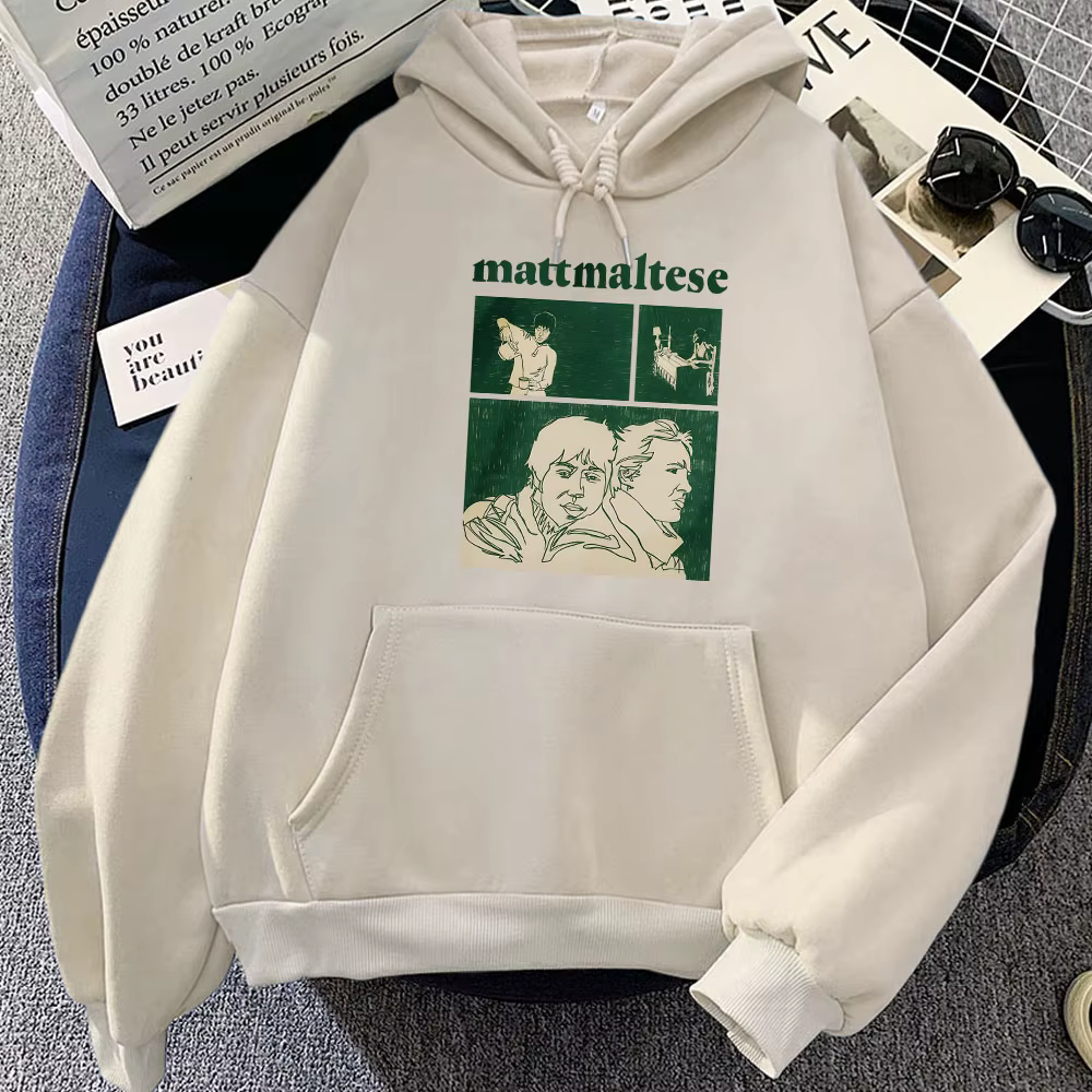 Sweat à Capuche Graphique Maltais pour Femme, Vêtement Streetwear, Tournée, Just To Tour, PVD, 2024
