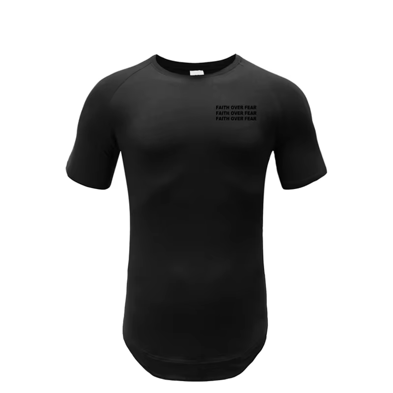 T-shirts d'été pour hommes, mode, manches courtes, décontractés, en coton respirant, pour la gym et 