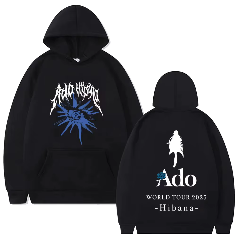 Ado World Tour 2025 Hibana sweat à capuche pour homme femmes mode Style japonais Streetwear unisexe 