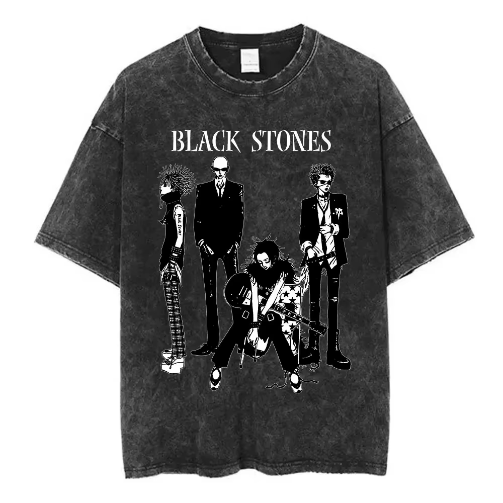 T-shirt ample vintage délavé style rétro japonais Nana Osaki Anime japonais 2026