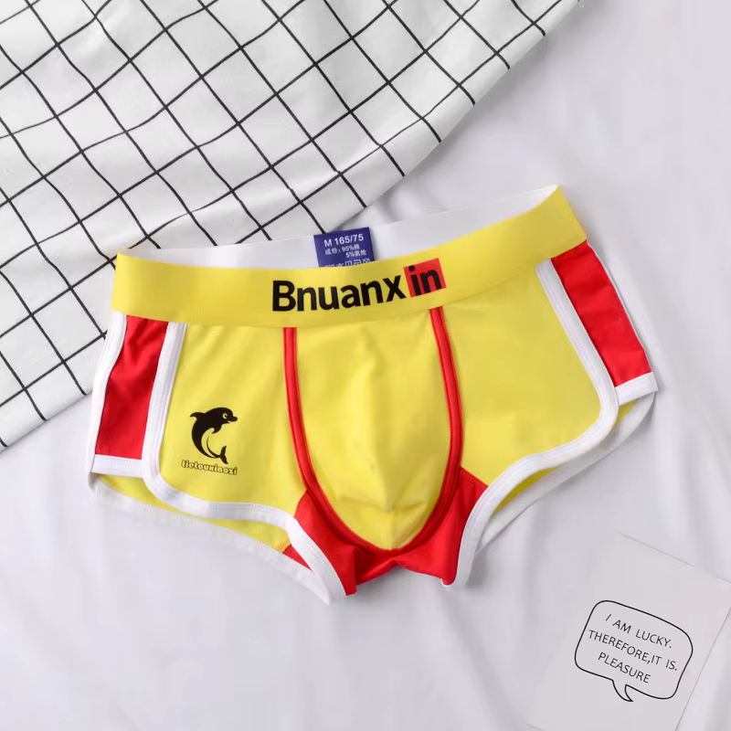 Sous-vêtements en coton respirant confortable pour hommes, caleçons masculins, culottes en U sexy, s