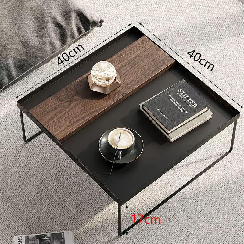 Tatami Table basse baie vitrée Tables à thé chambre moderne petite Table Simple multifonctionnel lux