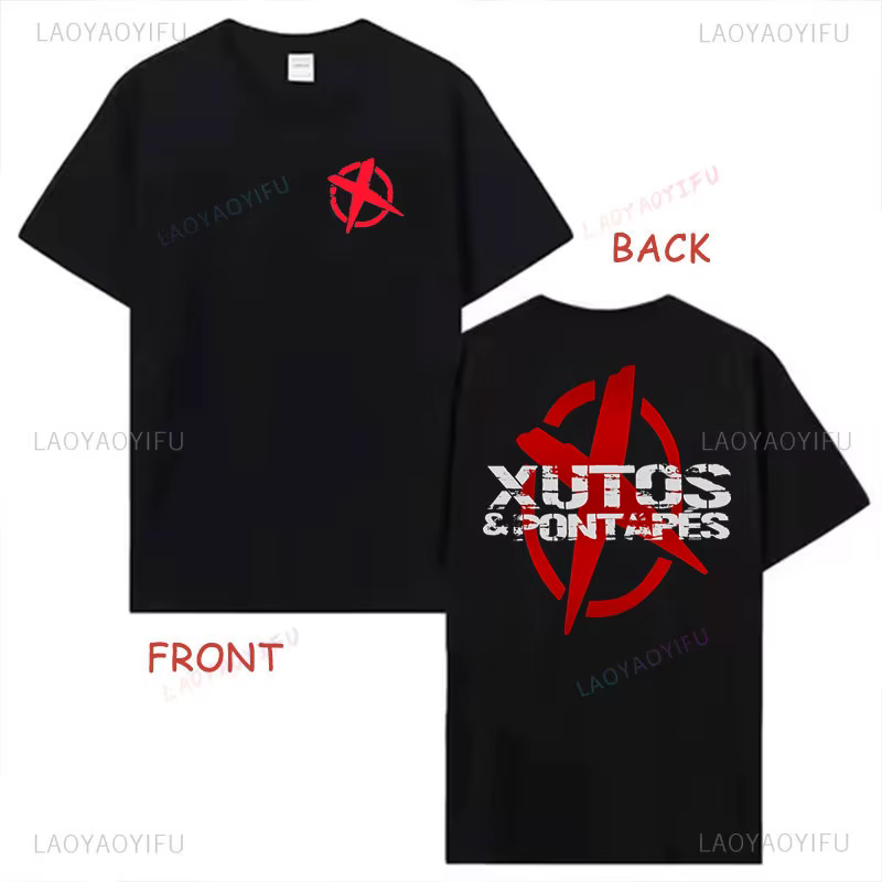 Homme groupe de Rock Xutos & Pontapes Camisetas Vintage à manches courtes pas cher Polyester unisexe