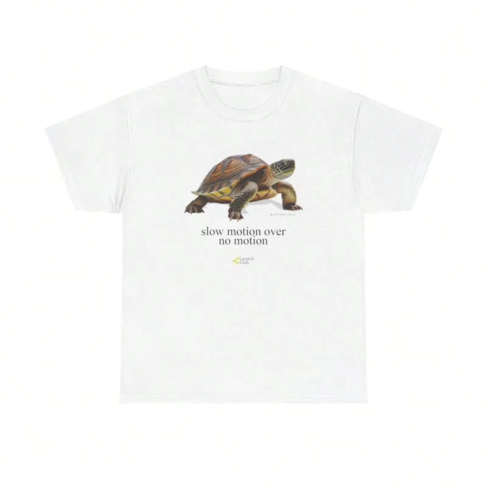 Mode T-shirt tortue à mouvement lent T-shirt rétro en coton décontracté avec conception graphique Vi
