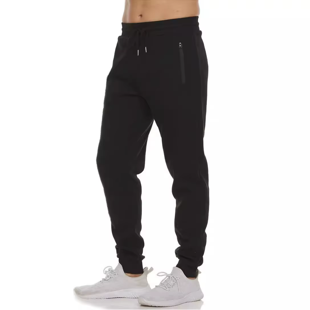 Nouveaux pantalons de survêtement Streetwear pantalons hommes pantalons couleur unie cordon fermetur
