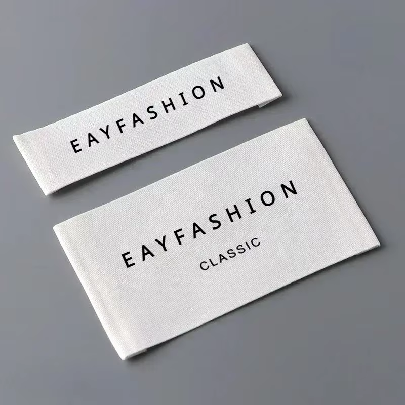 Logo d'impression informatique universel, étiquette tissée, pour les petites commandes, veuillez con