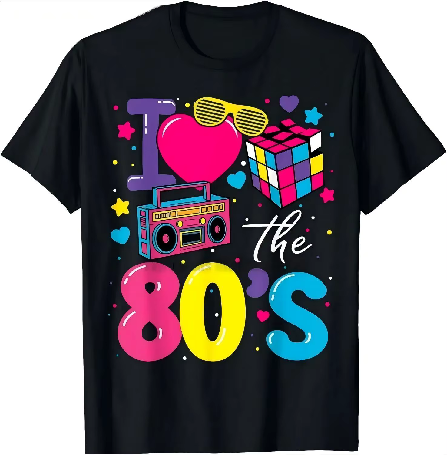 T-shirts pour enfants « J'aime les années 80 et 90 » – Tops et t-shirts amusants et vintage pour fêt