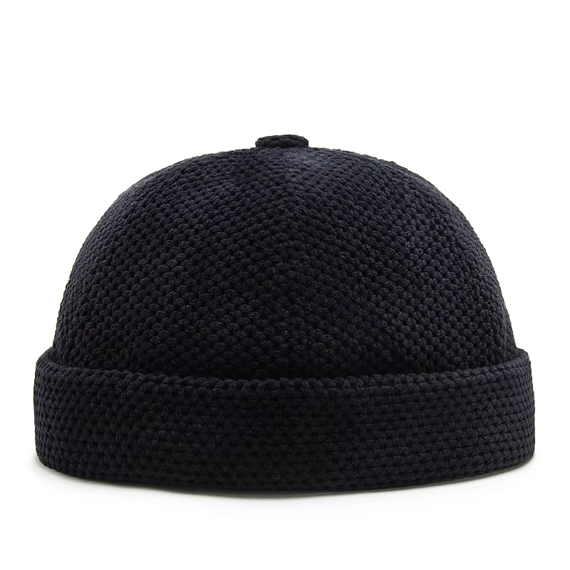 Bocca – bonnet dôme rétro pour hommes et femmes, chapeaux sans bords, Skullcap Docker Vintage réglab