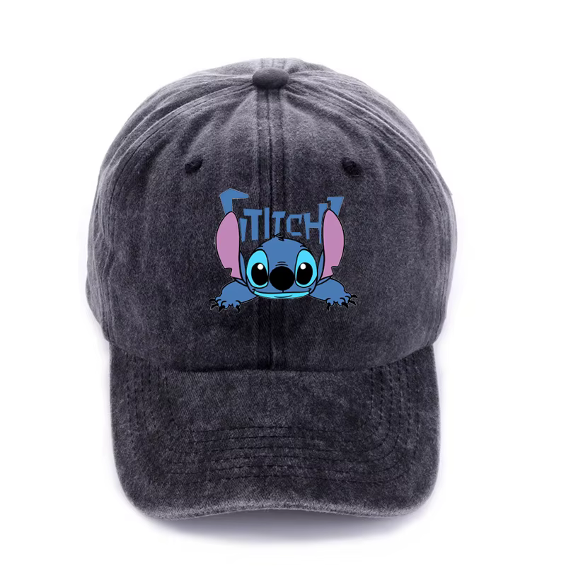 Casquette décontractée Stitch, casquette de baseball respirante à motif de personnage de dessin anim