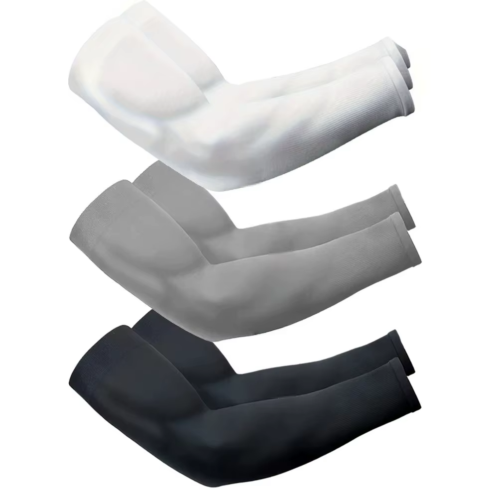 3 paires de manchons de protection solaire UV pour les bras – Protection respirante, utilisables pou