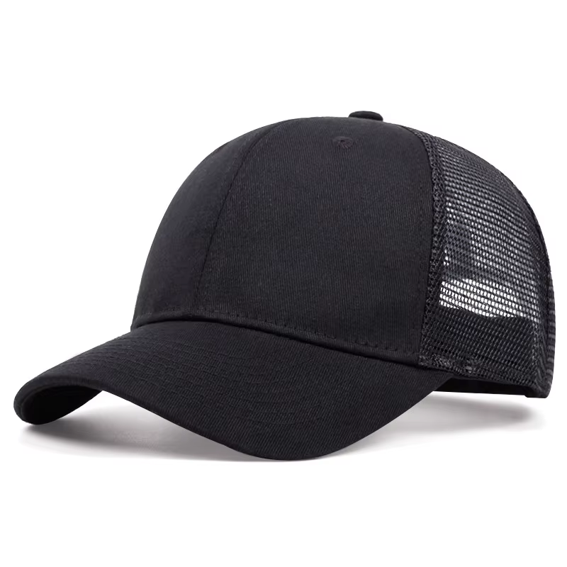 1 casquette de baseball en maille respirante pour femmes et hommes, casquette filet adulte à visière