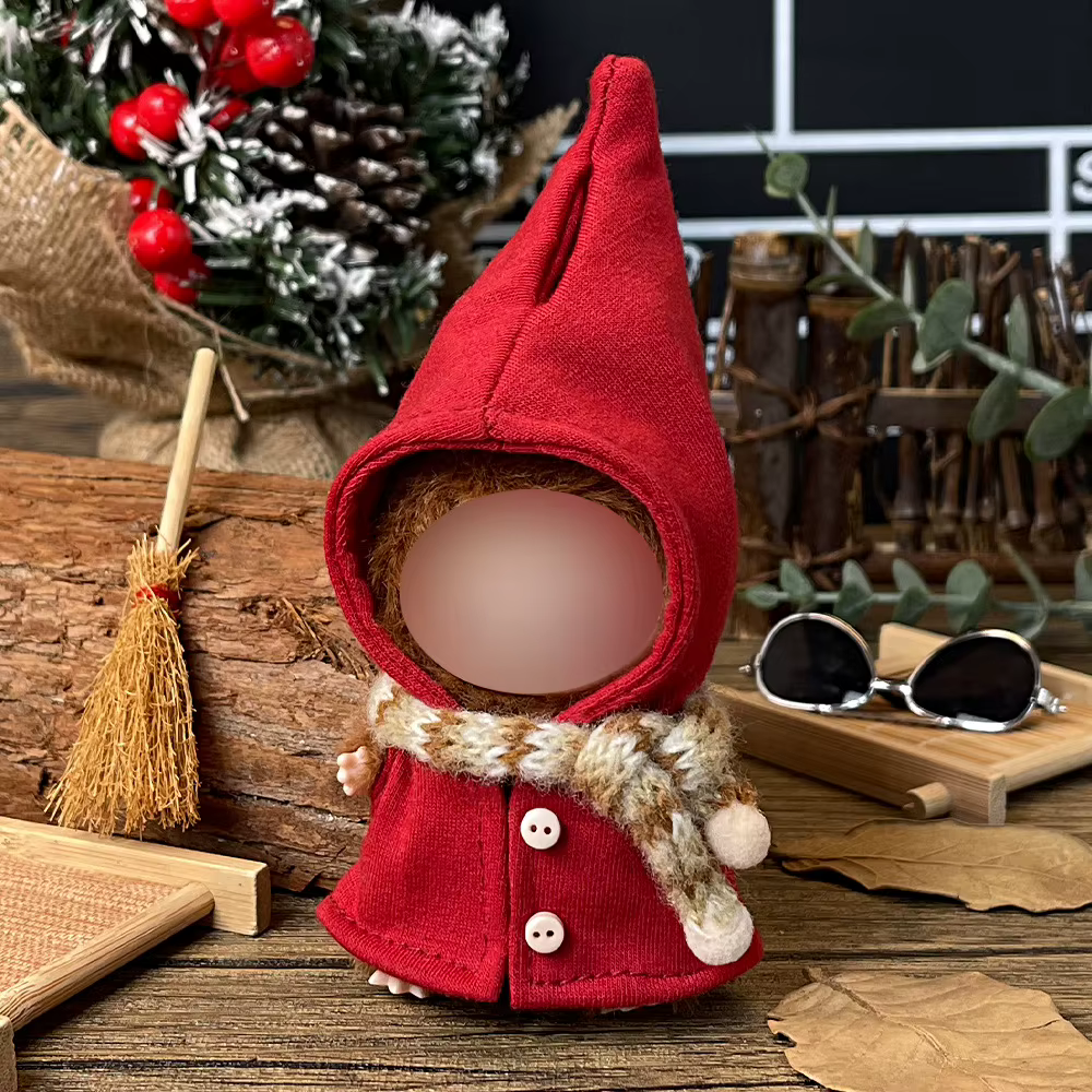 Vêtements pour poupée Labubu V4 17 cm : Ensemble cape style Cendrillon, compatible avec Labubu V1 V2