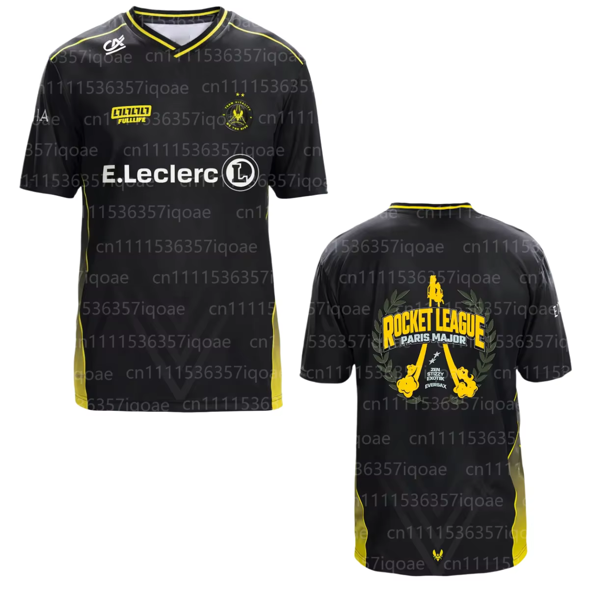 Maillot E-sports Valorant Vitality Pro 2026 pour Homme – T-shirt Confortable et Respirant pour Fans 