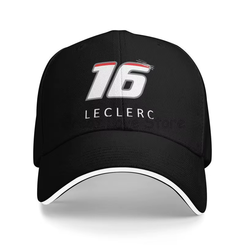 Casquette de baseball à imprimé graphique Charles Leclerc, unisexe, été, protection solaire en plein