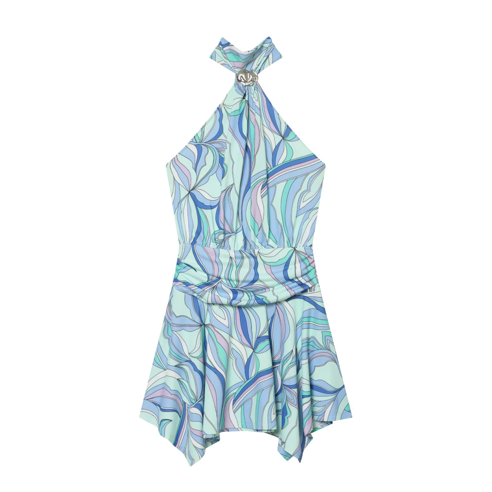 ZERAINS Nouvelle collection été 2026 – Robe élégante et tendance pour femme, dos nu, jupe évasée, co