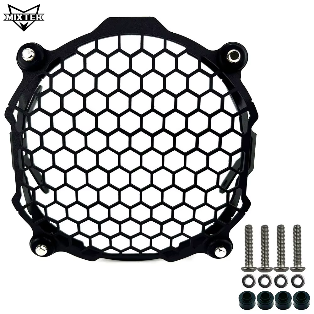 Accessoires de moto, Grille de phare avant, couvercle de protection, filet de phare décoratif pour H