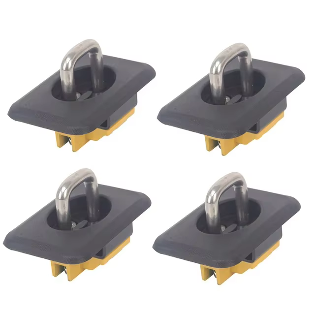 Remorque rétractable pour camion, fixation d'attelage RAM, ancres droites vers le bas, accessoire de