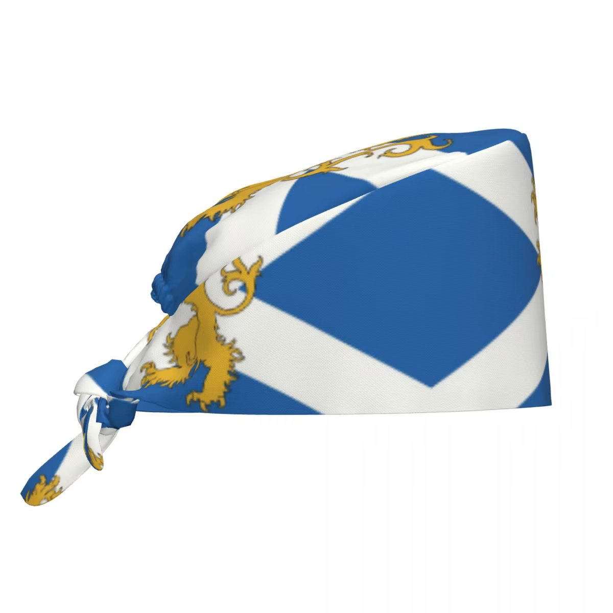 Chapeau de gommage respirant drapeau écossais avec Lion, casquettes de gommage chirurgical, casquett