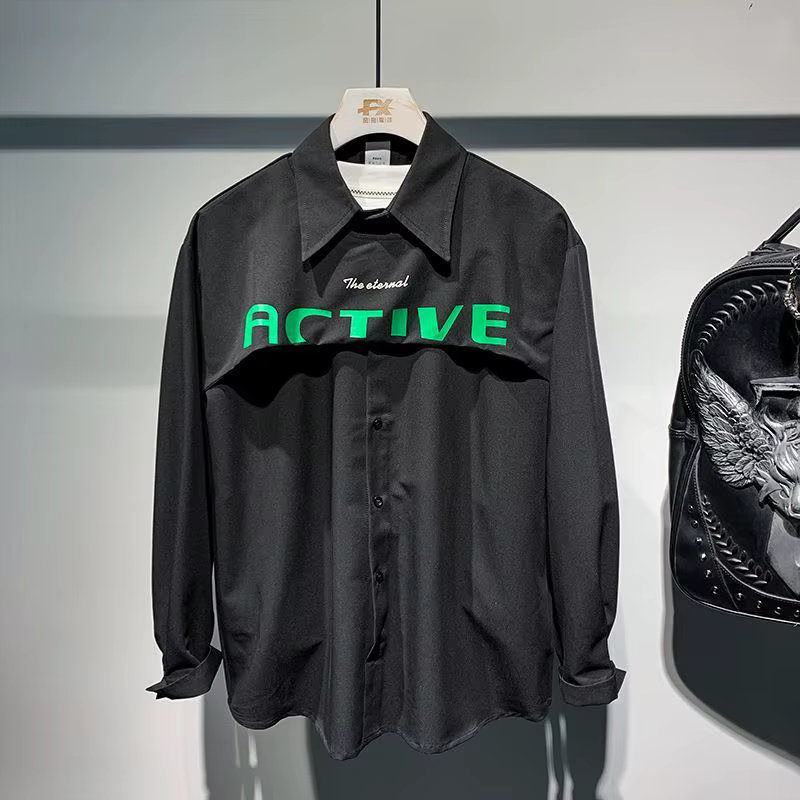 Chemise à manches longues polyvalente pour homme, chemise tendance, style haut de gamme, nouveau, pr