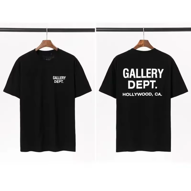 Collection d'été pour hommes grandes tailles GALLERY DEPT. T-shirt imprimé HOLLYWOOD CA, tee-shirt o