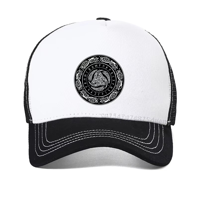 Casquette de baseball Vikings Ragnar Lothbrok Skullies, chapeau Triple Horn Of Odin pour hommes, cas