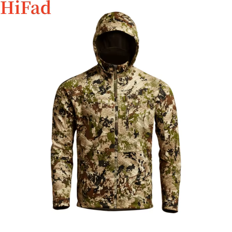 Spot Jet Jacket EPTFE chasse les hommes portant une veste d'hiver en plein air, vêtements de camoufl