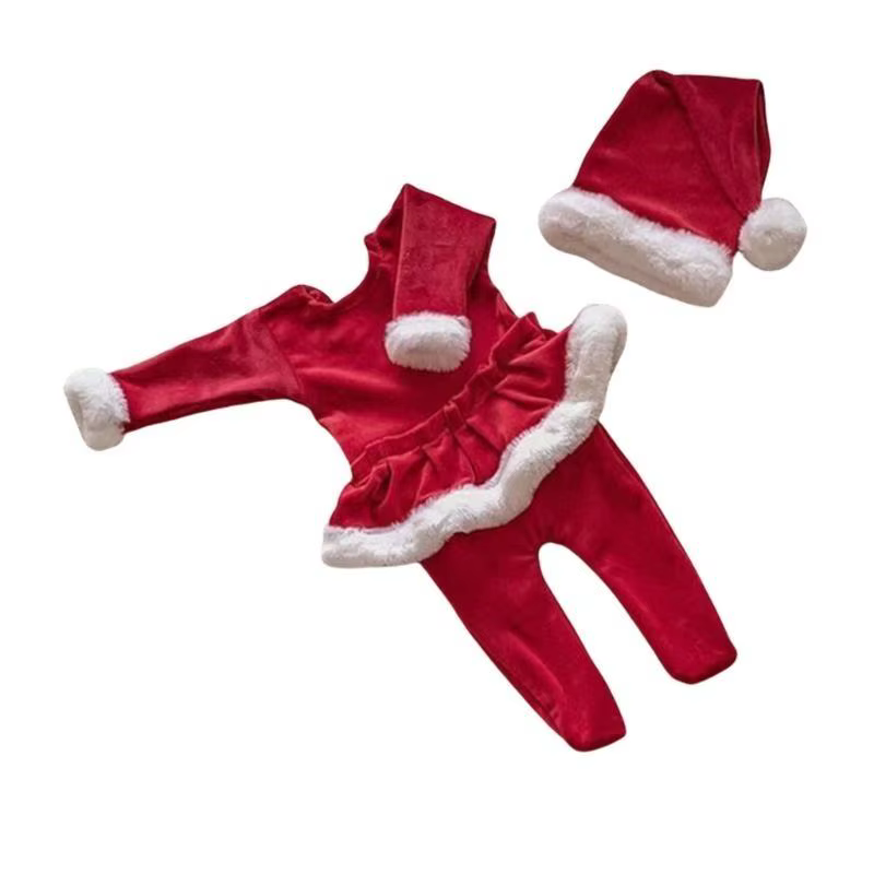 U13F – vêtements séance Photo d'hiver sur le thème noël, accessoires photographie, Costume photograp