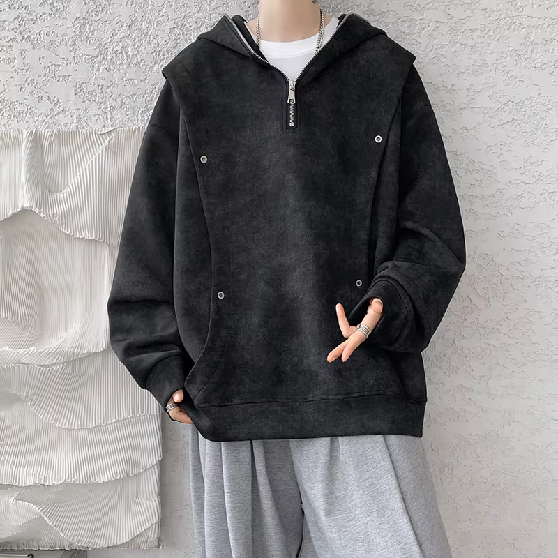M-XXXXXL grande taille sweats à capuche de travail pour hommes décontracté Streetwear sweat à capuch