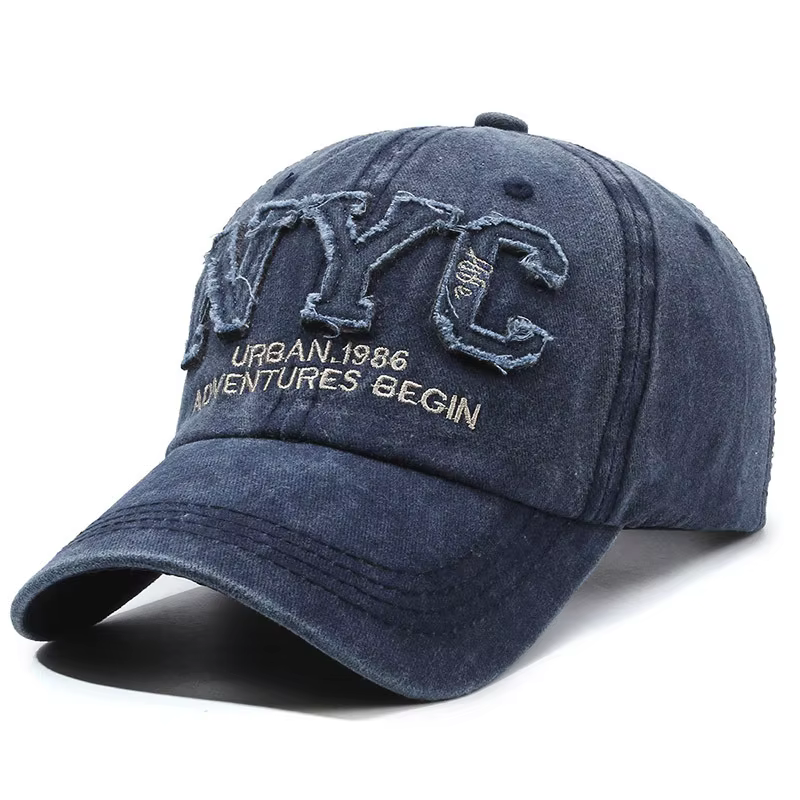 Casquette de baseball noire réglable pour femmes, respirante, élégante, protection solaire, broderie