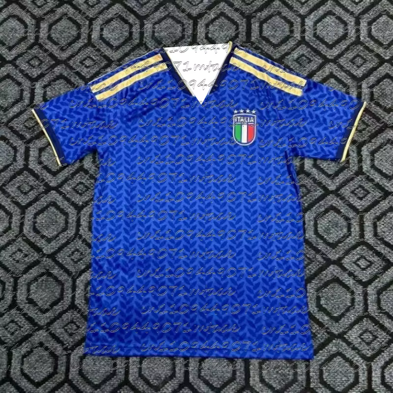 Nouveau Maillot de Foot Décontracté Style Italie 2026 pour Adultes, Motif Feuille 3D Tendance, T-shi