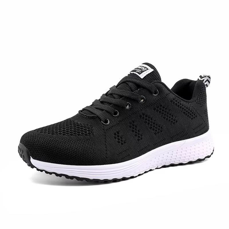 Femmes Chaussures Décontractées Mode Respirant Marche Maille FlatShoesSneakers Blanc Femme Chaussure