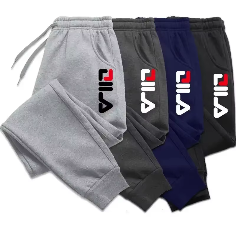 Automne hiver hommes Joggers cordon pantalons décontractés polaire pantalons de survêtement entraîne
